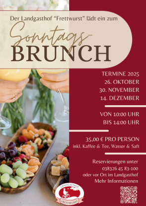 A6 table display Sunday Brunch 2025, © Golfpark Strelasund A6 table display Sunday Brunch 2025, © Golfpark Strelasund