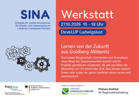 Werkstatt für soziale Innovationen im Landkreis Ludwigslust-Parchim, © Landkreis LUP Werkstatt für soziale Innovationen im Landkreis Ludwigslust-Parchim, © Landkreis LUP