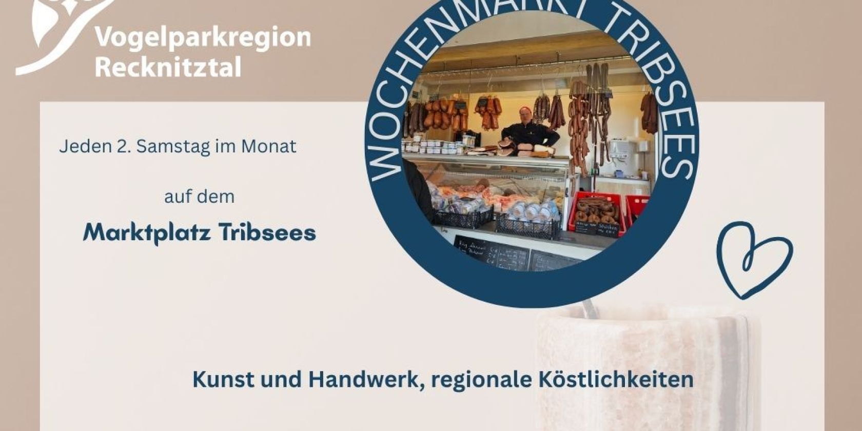 Wochenmarkt Tribsees, © TV Vogelparkregion Recknitztal Wochenmarkt Tribsees, © TV Vogelparkregion Recknitztal