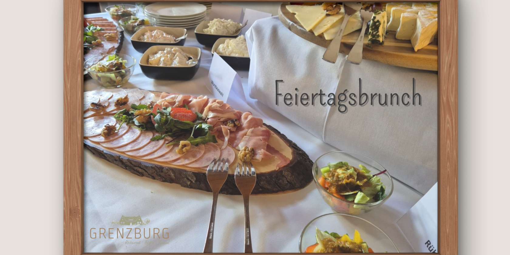 Feiertagsbrunch, © Die Grenzburg Feiertagsbrunch, © Die Grenzburg
