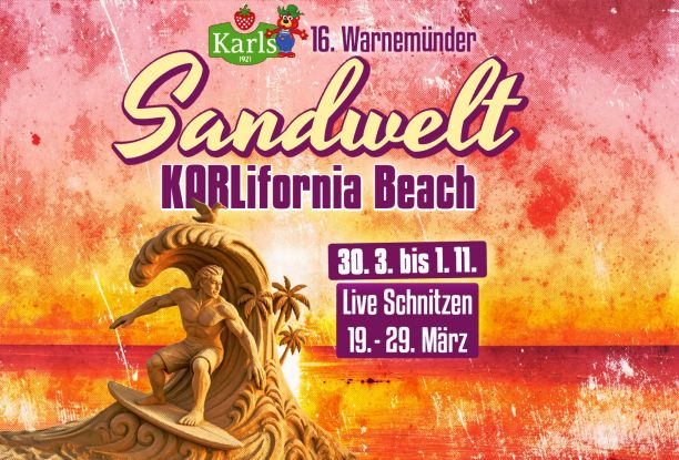 Sandwelt bei Karls in Warnemünde, © Karls Markt OHG Sandwelt bei Karls in Warnemünde, © Karls Markt OHG