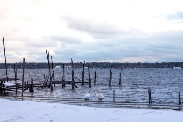 Klein Zicker Hafen Winter, © Kurverwaltung Mönchgut Klein Zicker Hafen Winter, © Kurverwaltung Mönchgut
