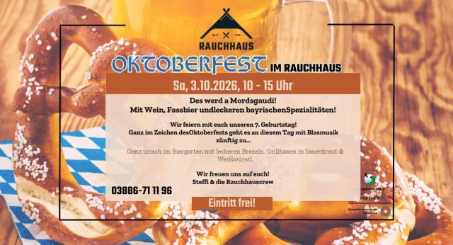 Oktoberfest MV tut gut, © Rauchhaus Möllin Oktoberfest MV tut gut, © Rauchhaus Möllin