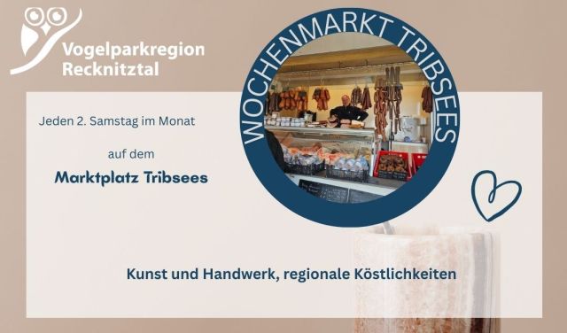Wochenmarkt Tribsees, © TV Vogelparkregion Recknitztal Wochenmarkt Tribsees, © TV Vogelparkregion Recknitztal