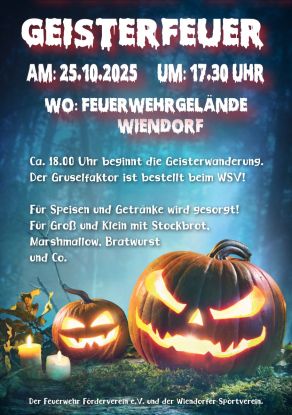 Ghost fire Wiendorf 2025_V2, © FFW Wiendorf Ghost fire Wiendorf 2025_V2, © FFW Wiendorf