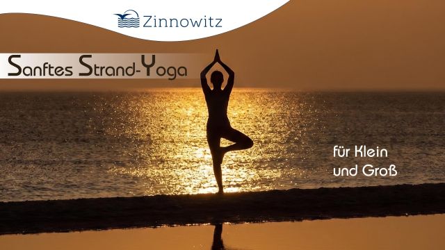 Sanftes Strand-Yoga für Klein und Groß, © Sanftes Strandyoga für Klein und Groß in Zinnowitz Sanftes Strand-Yoga für Klein und Groß, © Sanftes Strandyoga für Klein und Groß in Zinnowitz