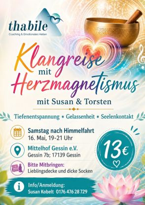 Poster Klangreise, © Susan Kobelt Poster Klangreise, © Susan Kobelt