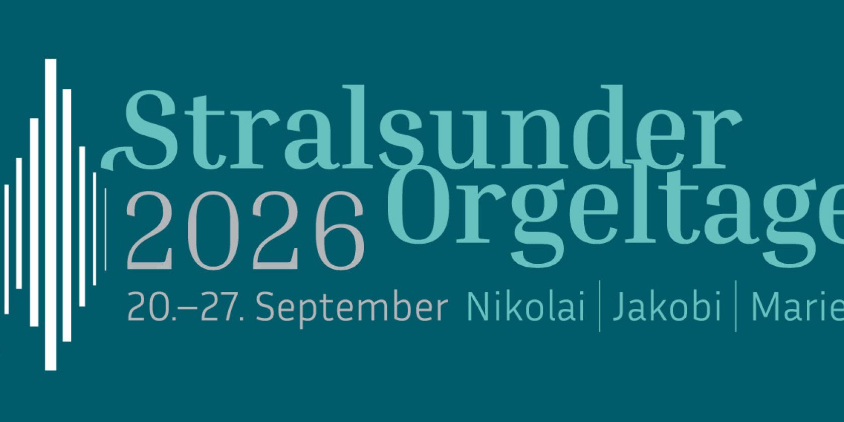 4. Stralsunder Orgeltage 2026, © Hansestadt Stralsund 4. Stralsunder Orgeltage 2026, © Hansestadt Stralsund