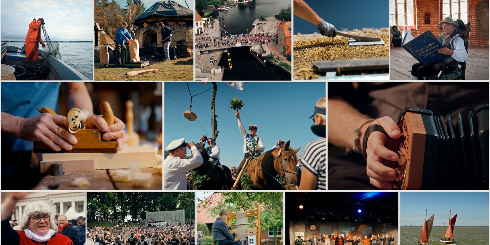 13 Traditionen. Ein lebendiges Erbe - Immaterielles Kulturerbe in MV, © Heimatverband MV e.V., Rabauke Filmproduktion 13 Traditionen. Ein lebendiges Erbe - Immaterielles Kulturerbe in MV, © Heimatverband MV e.V., Rabauke Filmproduktion