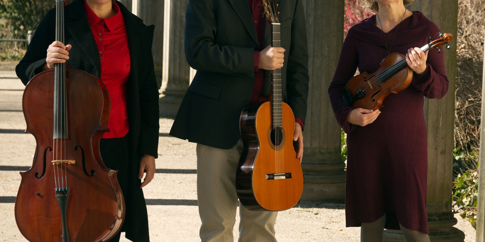 Friederike Templin - violin, Emilia Garcés - violoncello and Michael Kornmacher - guitar, © Musiker Friederike Templin - violin, Emilia Garcés - violoncello and Michael Kornmacher - guitar, © Musiker