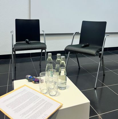 Artist talk: Kristina Schuldt and Clemens Meyer, © Kunstsammlung Neubrandenburg Artist talk: Kristina Schuldt and Clemens Meyer, © Kunstsammlung Neubrandenburg