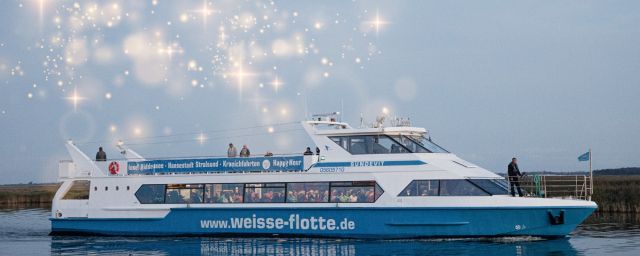 Adventsfahrten ab Hafen Stralsund, © Weiße Flotte GmbH Adventsfahrten ab Hafen Stralsund, © Weiße Flotte GmbH