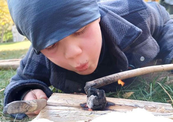 Schnupper-Kinder-Wildnis-Tag, © Christina Blohm Schnupper-Kinder-Wildnis-Tag, © Christina Blohm