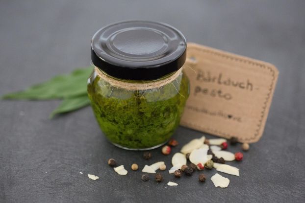 Bärlauchpesto, © Bild von Bernadette Wurzinger auf Pixabay Bärlauchpesto, © Bild von Bernadette Wurzinger auf Pixabay