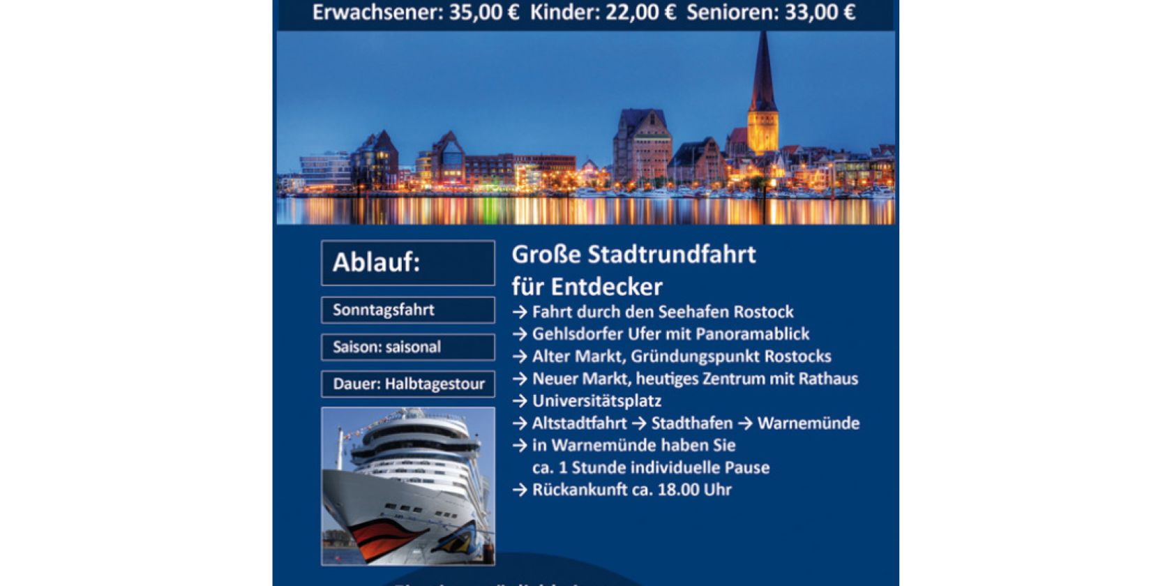 001, © rostock-rundfahrten.de / Rostocker Transfer Service 001, © rostock-rundfahrten.de / Rostocker Transfer Service