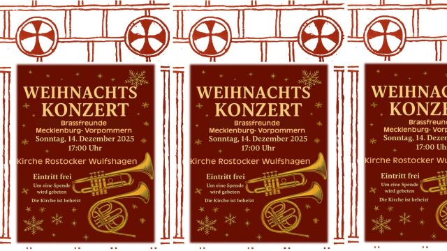 Weihnachtskonzert in Rostocker Wulfshagen, © Dorfkirche Rostocker Wulfshagen Weihnachtskonzert in Rostocker Wulfshagen, © Dorfkirche Rostocker Wulfshagen