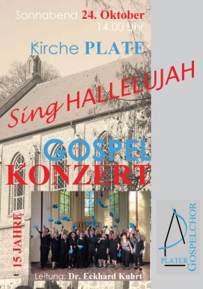 Plakat-Sing-Hallelujah-2026, © Plater Gospelchor Plakat-Sing-Hallelujah-2026, © Plater Gospelchor