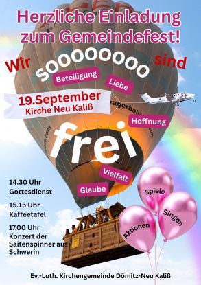 2026_09_19 Gemeindefest, © Kirchengemeinde Dömitz 2026_09_19 Gemeindefest, © Kirchengemeinde Dömitz