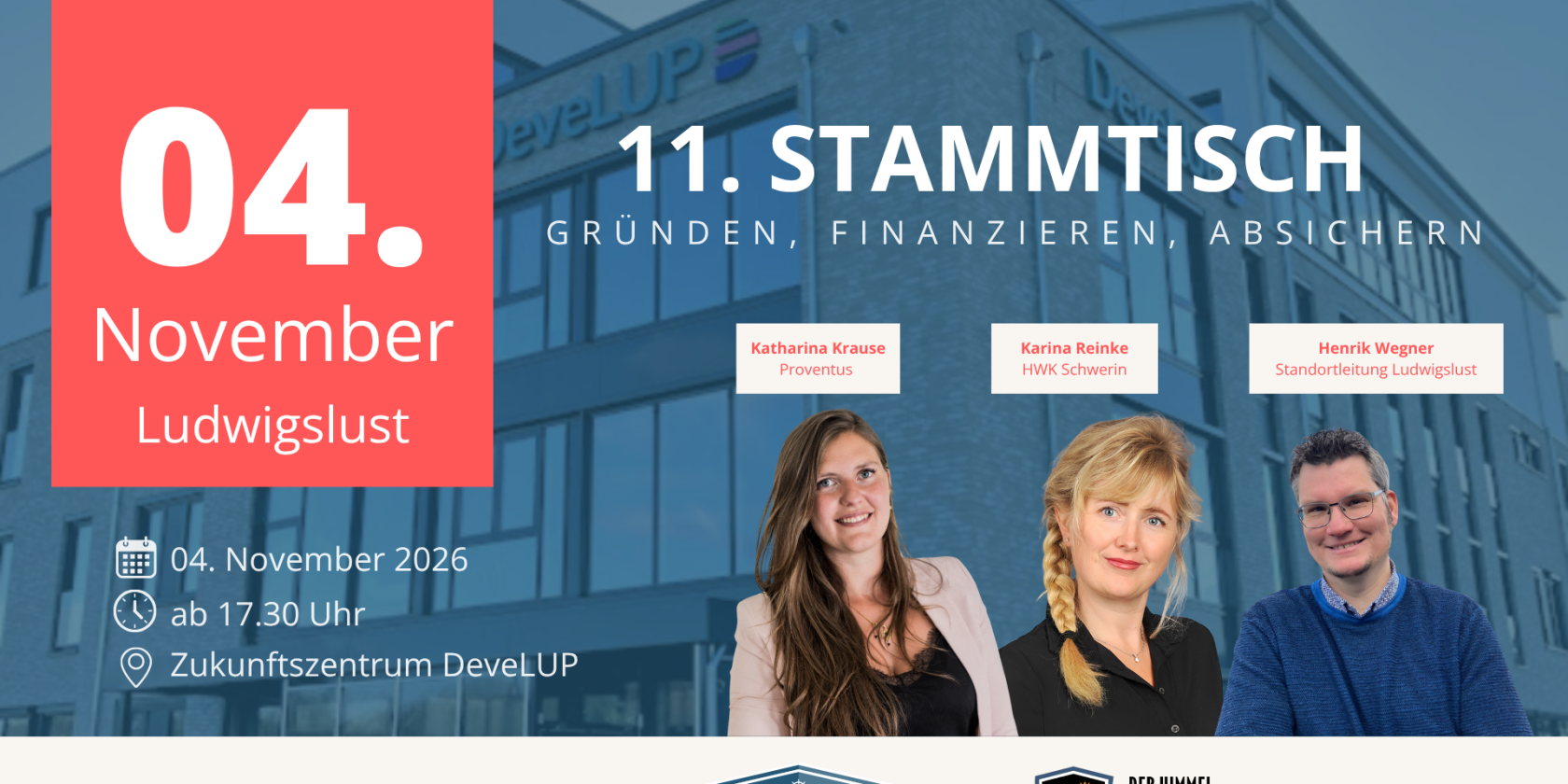 Eventpost Stammtische, © GründungswerftMV Eventpost Stammtische, © GründungswerftMV