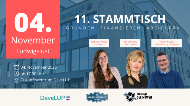Eventpost Stammtische, © GründungswerftMV Eventpost Stammtische, © GründungswerftMV