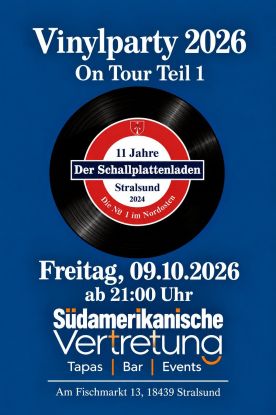Vinylparty 09-10-2026, © SAV Vinylparty 09-10-2026, © SAV