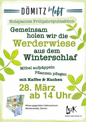 Entspannte Fr&uuml;hjahrsputzaktion 28. M&auml;rz, &copy; LuK