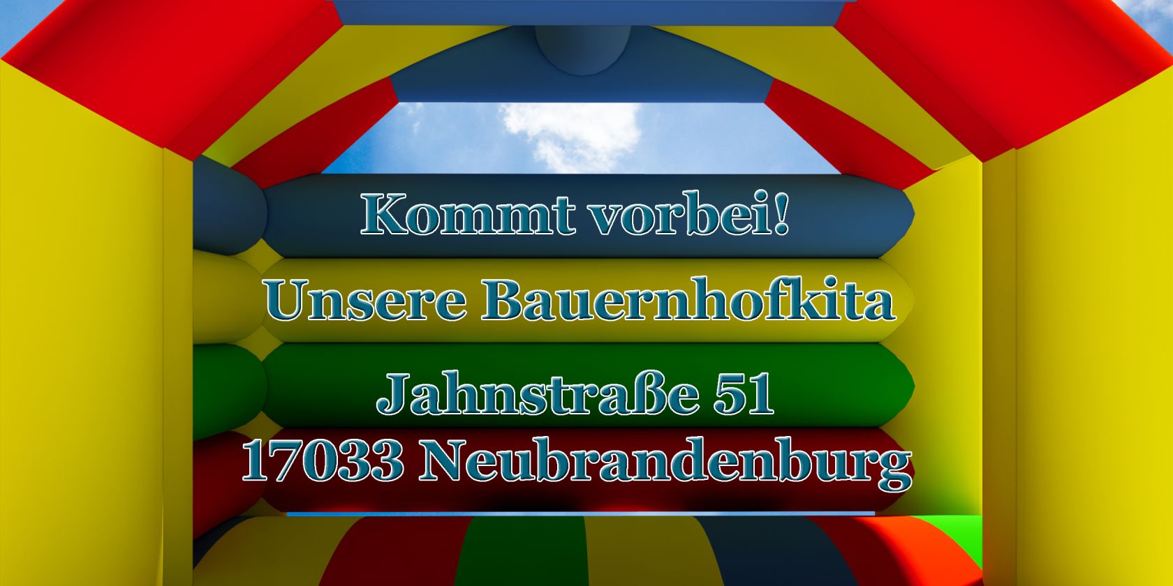 Bouncy castle copy, &copy; Fred Freese