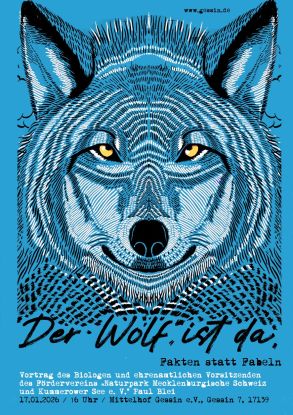 Wolfsplakat, &copy; Katerstets