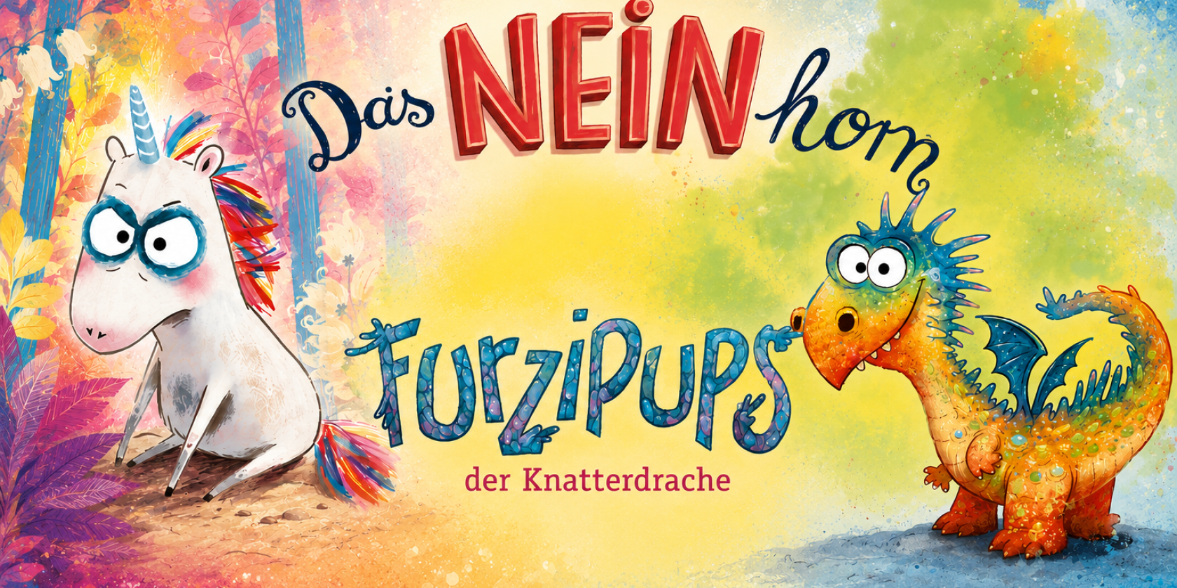 TIPP F&Uuml;R KIDS: Der Ostseekasper kommt mit wechselnden Geschichten vom "NEINhorn" und "Furzipups der Knatterdrache", &copy; Neinhorn_Furzipups.png
