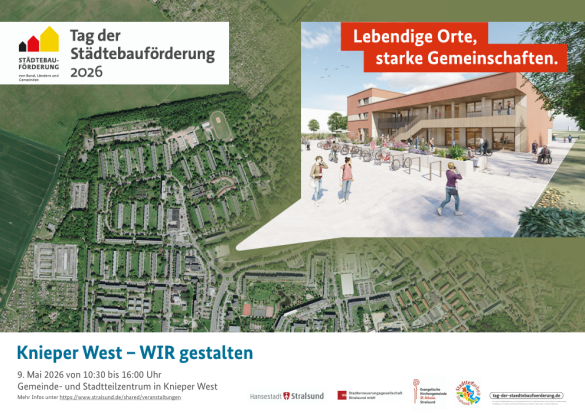 Knieper West - WIR gestalten, &copy; Stadterneuerungsgesellschaft Stralsund mbH