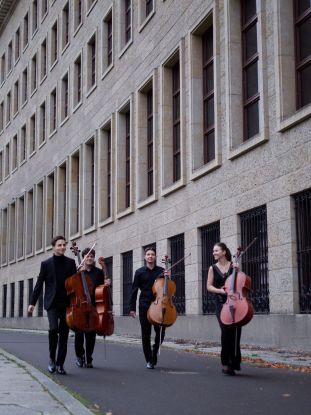 2cities Celloquartett, © Santiago Kuhl