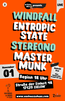 From house to house with music by WINDFALL I ENTROPIC STATE I STEREONO I MASTERMUNK, © artists MV
