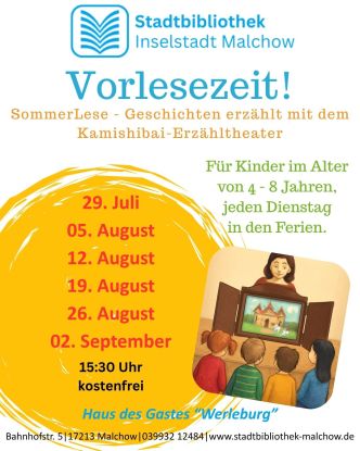 Stadtbibliothek Malchow, © Stadtbibliothek Malchow