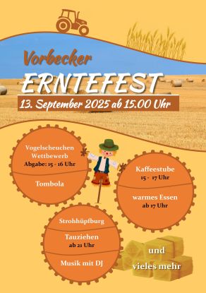 Harvest festival 2025, © Dorfgemeinde Vorbeck