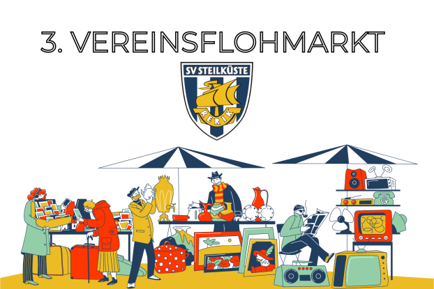 Flea market SV Steilküste_Event calendar 30 x 20 cm, © Kurverwaltung Rerik / SV Steilküste Rerik