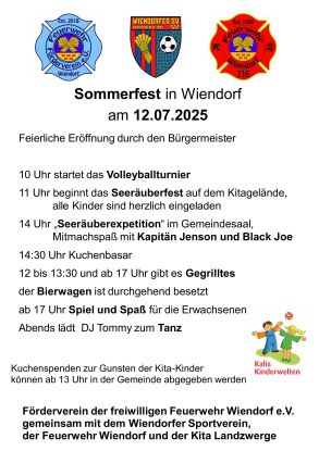 Summer party poster _V2-pictures-0, © FFW Wiendorf