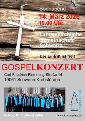 Plakat 14, &copy; Plater Gospelchor