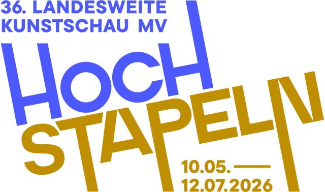 schriftzug_wortmarke_hochstapeln_bbk_kunstschau2026_4c, &copy; Tom Roeler