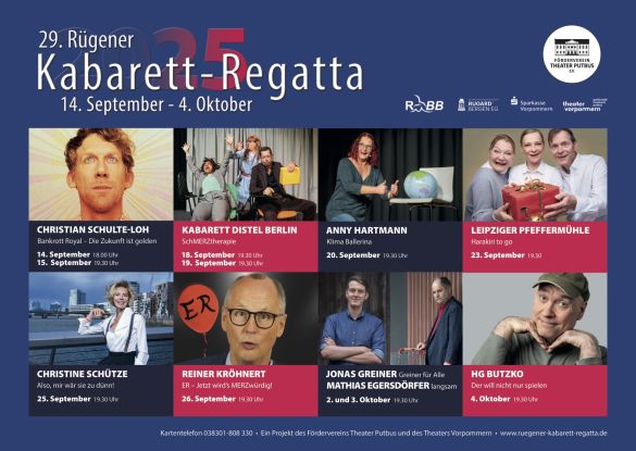 29. Kabarett Regatta, © Förderverein Theater Putbus e.V.