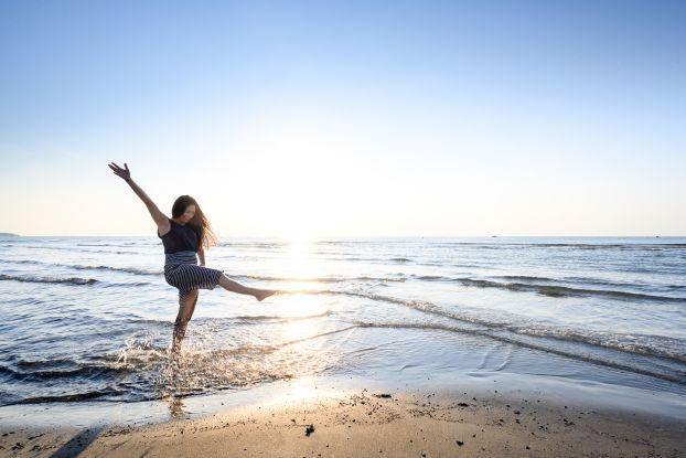 Wassertreten in der Ostsee, &copy; TZRW / Holger Martens