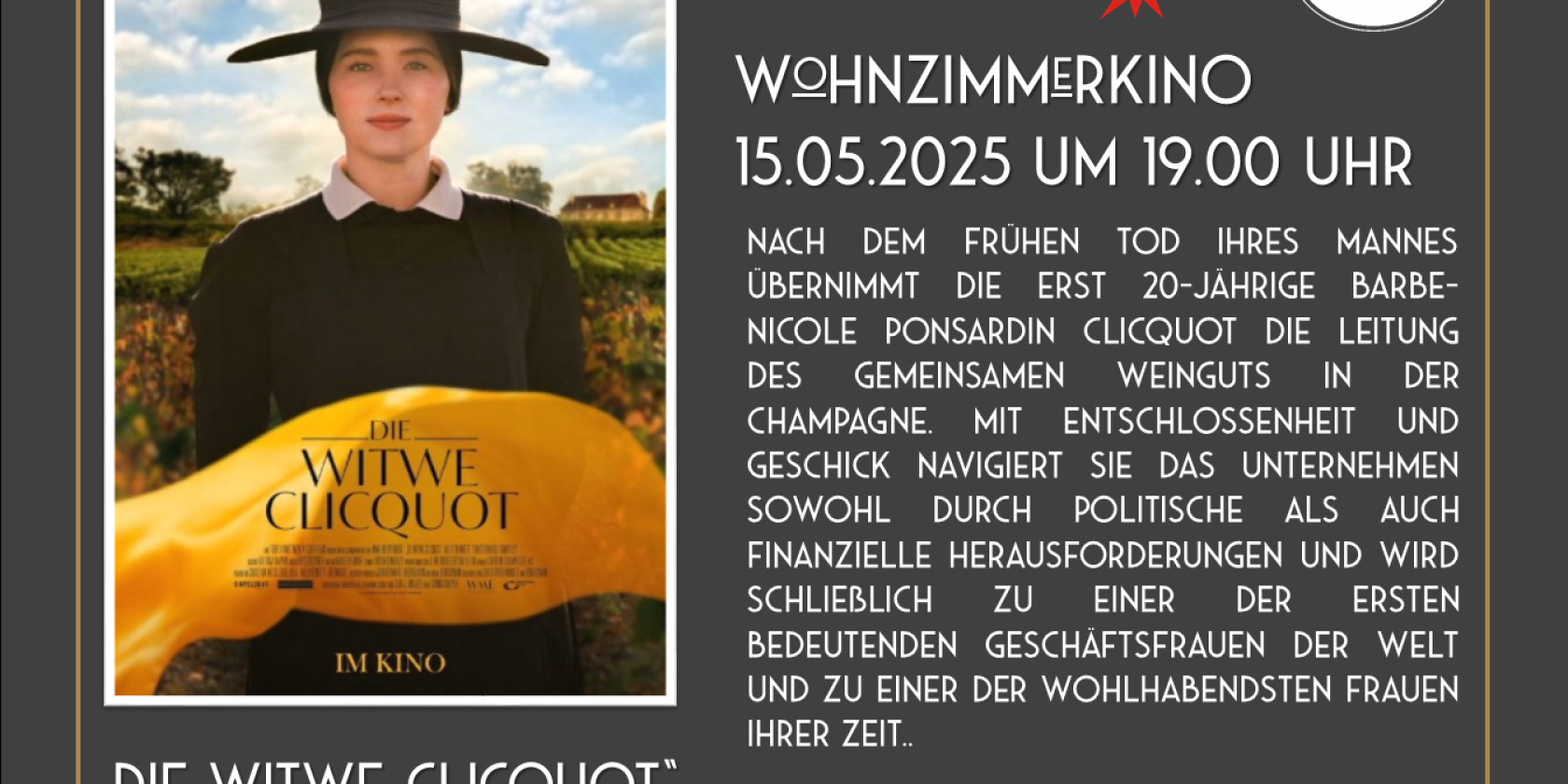 Die Witwe Clicquot“, © Andy-Heansch