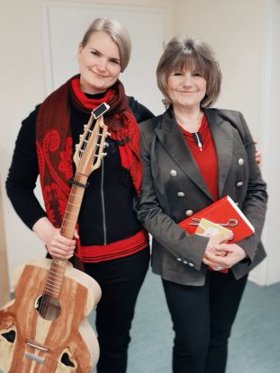 Carmen and Nora Gauger musical reading, &copy; Stadtbibliothek Malchin