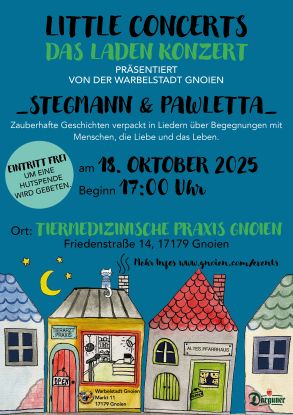 little concerts - The store concert with Stegmann & Pawletta presented by the Warbelstadt Gnoien, © Warbelstadt Gnoien