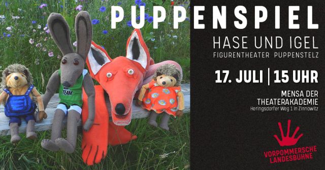 Figurentheater Puppenstelz - Hase und Igel, © Vorpommersche Landesbühne