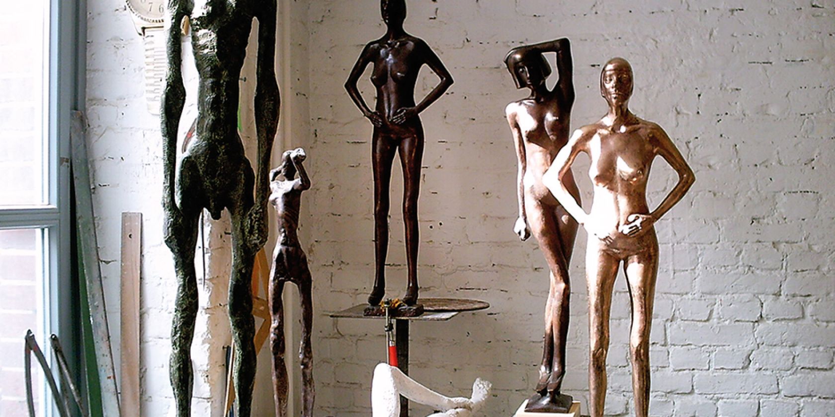 Blick ins Atelier von Rolf Biebl, &copy; Biebl
