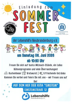Summer party LH 2026, &copy; Lebenshilfe Neubrandenburg e.V.