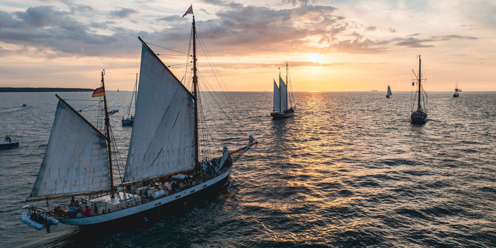 Mitsegeln zur Hanse Sail, © TZRW, Taslair