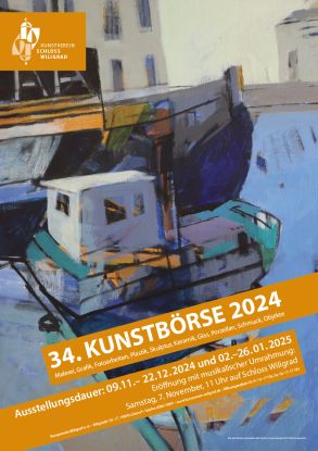 Plakat zur 34. Kunstbörse, © Kunstverein Wiligrad