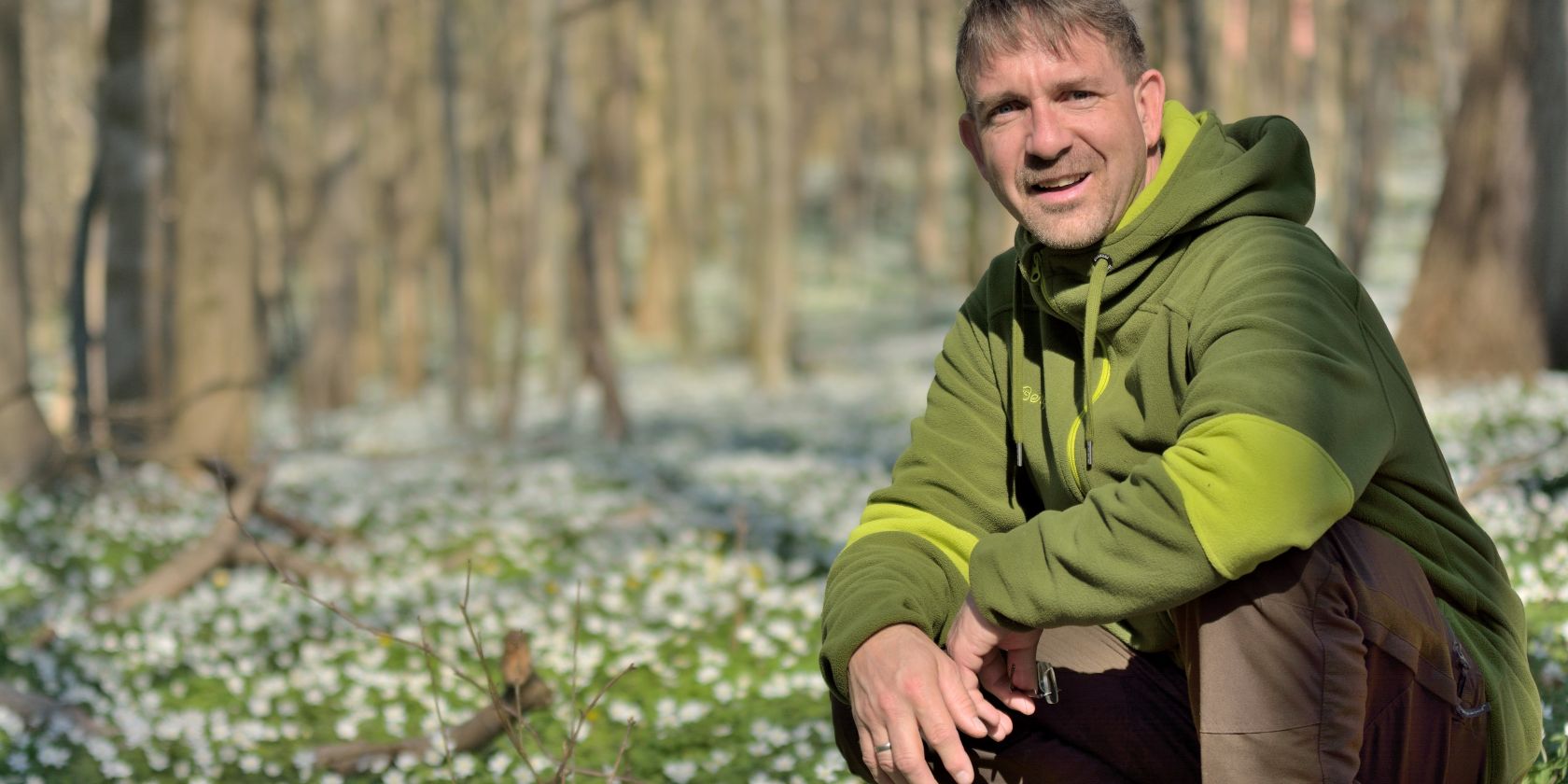 Nature guide Rene Geyer in the Granitz, © KV