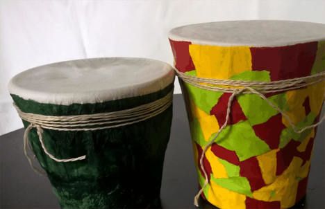 Vacation workshop drum making, © St. Spiritus